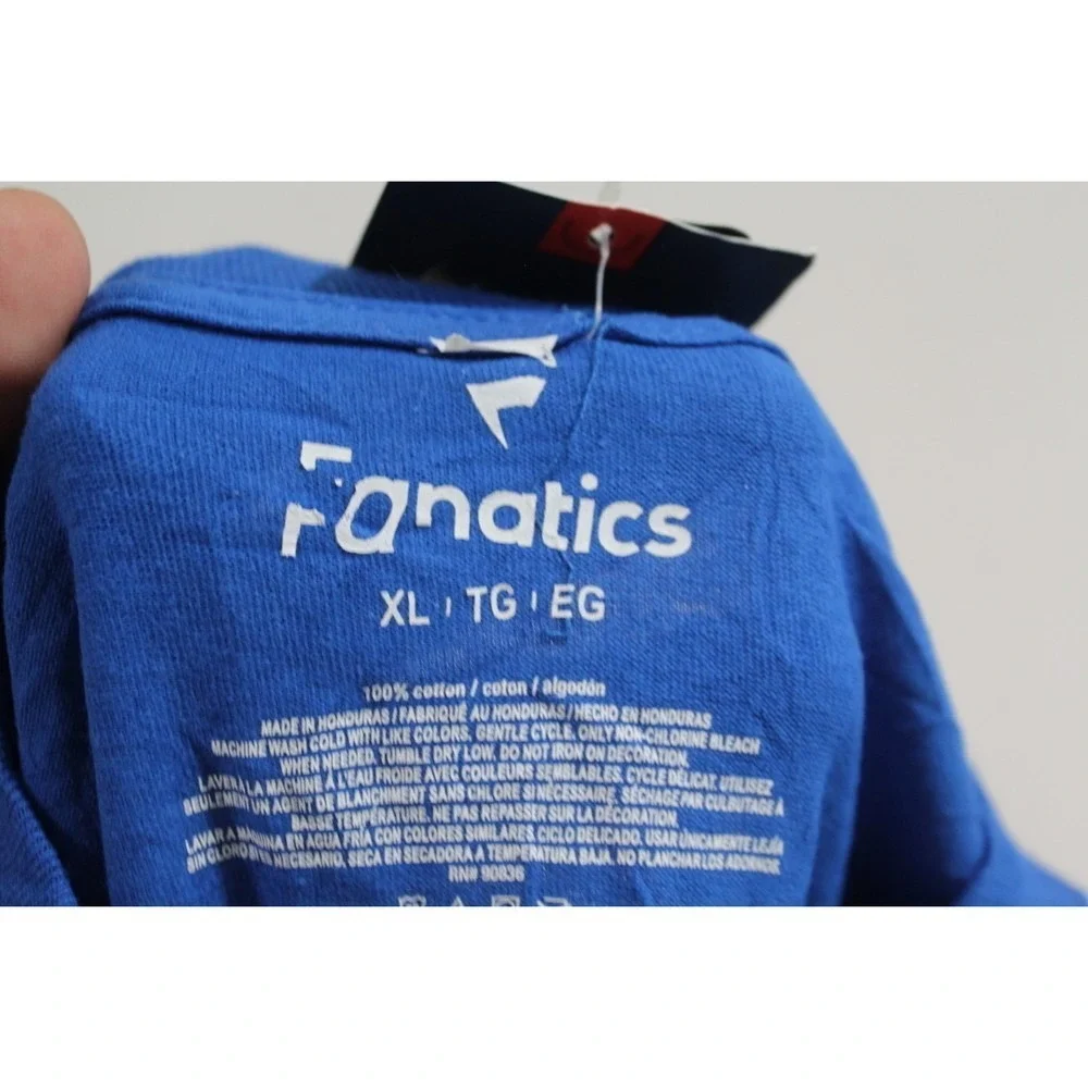 Buffalo Bills Men Blue Tee Shirt NFL Fanatics Casual NWOT Allen Size XL